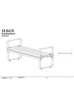 Rosenlund bench - install