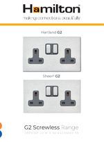 G2 screwless switches and sockets brochure