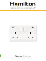 Verve white plastic range brochure