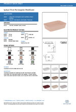 Ipalyss 55cm rectangular washbasin Data Sheet