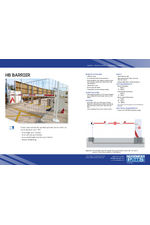 HB automatic barriers data sheet
