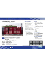 Terra IWA14 & LPS1175 bi-fold gate