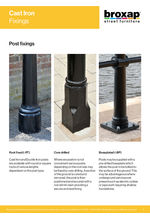 Cast iron fixings