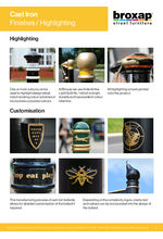 Cast iron finishes and highlighting