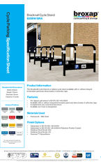 Bracknall Cycle Stand BXMW/BRA specification sheet