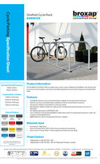 Sheffield Cycle Rack BXMW GS specification sheet