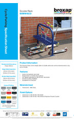 Scooter Rack BXMW SCO specification sheet