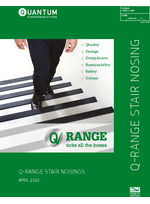 Quantum flooring Q range stair nosing guide