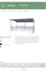 Bicycle Shelter Capella Data Sheet