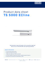 TS 5000 ECline data sheet