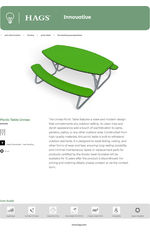Picnic Table Linnea Data Sheet