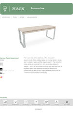 Narrow Table Rosenlund Data Sheet