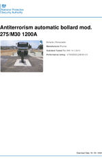 275/M30RM 1200 HVM bollard