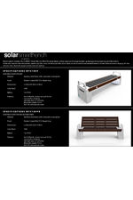 Classic Solar Range Bench Data Sheet