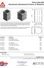 AUTOPA Triton Litter Bin