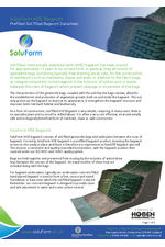 Soluform MSE bagwork - pre-filled soil-filled