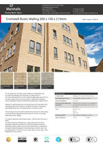 Cromwell Rustic Walling 300 x 100 x 215mm datasheet