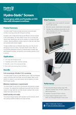 Hydro-Static screen brochure