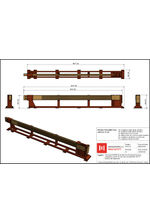 P1-01 Beaver timber energy-absorbing terminal - Details