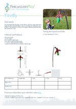 Firefly Outdoor Musical Instrument Cut Sheet