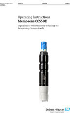 Memosens CCS50E - operation