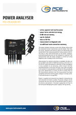 PCE-PA 6500 R11 power analyser
