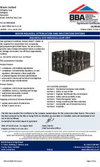 AquaCell Eco BBA certificate