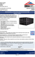 Aquacell Plus R BBA certificate