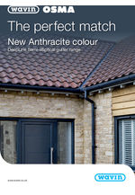 Wavin osma anthracite grey deepline rainwater brochure