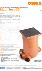 Inspection chambers product and installation multi-base