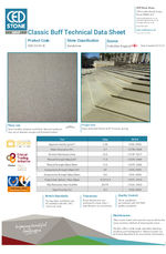 Classic Buff Yorkstone - Data Product Sheet