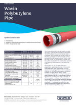 Wavin polybutylene pipe datasheet
