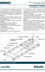 Automatic frame RenoMac Plus Technical Data Sheet