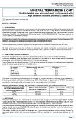 Terramesh Mineral Tender Specifications