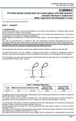 CubiMac 8x10 Prefilled PoliMac Tender Specifications