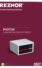 PHOTON suspended gas-fired unit heaters