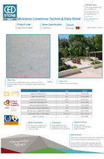 Moleanos Limestone - Product Data Sheet