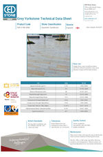 Classic Blue Buff Yorkstone Paving - Product Data Sheet