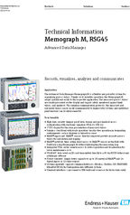 Memograph M RSG45 - technical data