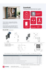 DuraFold bi-folding wardrobe or cabinet door kit