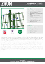 Advantage Tennis fencing
