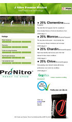 J Nitro Premier Wicket grass seed mix