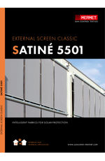 SATINE 5501 external glare control fabric 