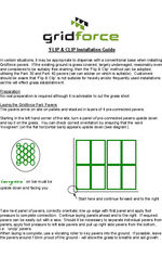 Gridforce flip & clip grid laying guide