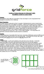 Gridforce grass infill grid laying guide