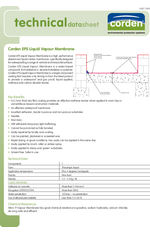 Corden EPS elastomeric liquid-applied vapour membrane