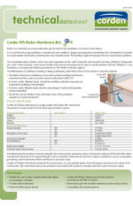 Corden EPS LDPE blown-film radon membrane