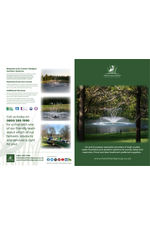 Fusion floating pond fountains