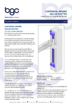 ContraRoll Marine heavy-duty lift cursor roller shutter