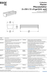 Egoe Fine Line I30-500E planter